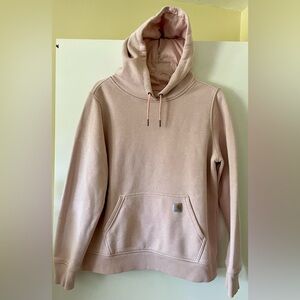 Carhartt Women's Pink Hooded Pullover Sweatshirt